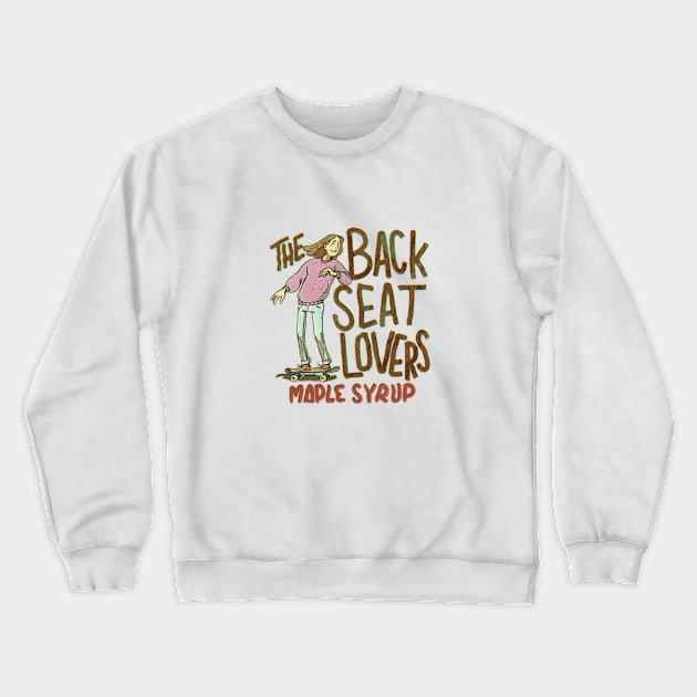 the backseat love Crewneck Sweatshirt by petra hamizo